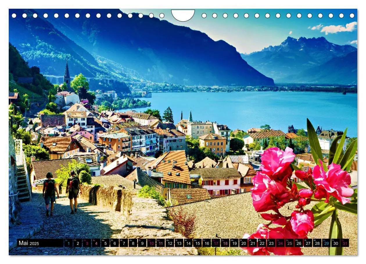 Bild: 9783383792151 | Montreux - ein Juwel am Ufer des Genfersees (Wandkalender 2025 DIN...