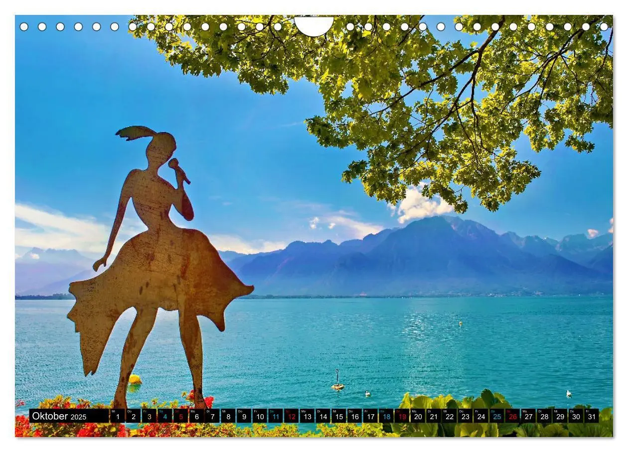 Bild: 9783383792151 | Montreux - ein Juwel am Ufer des Genfersees (Wandkalender 2025 DIN...