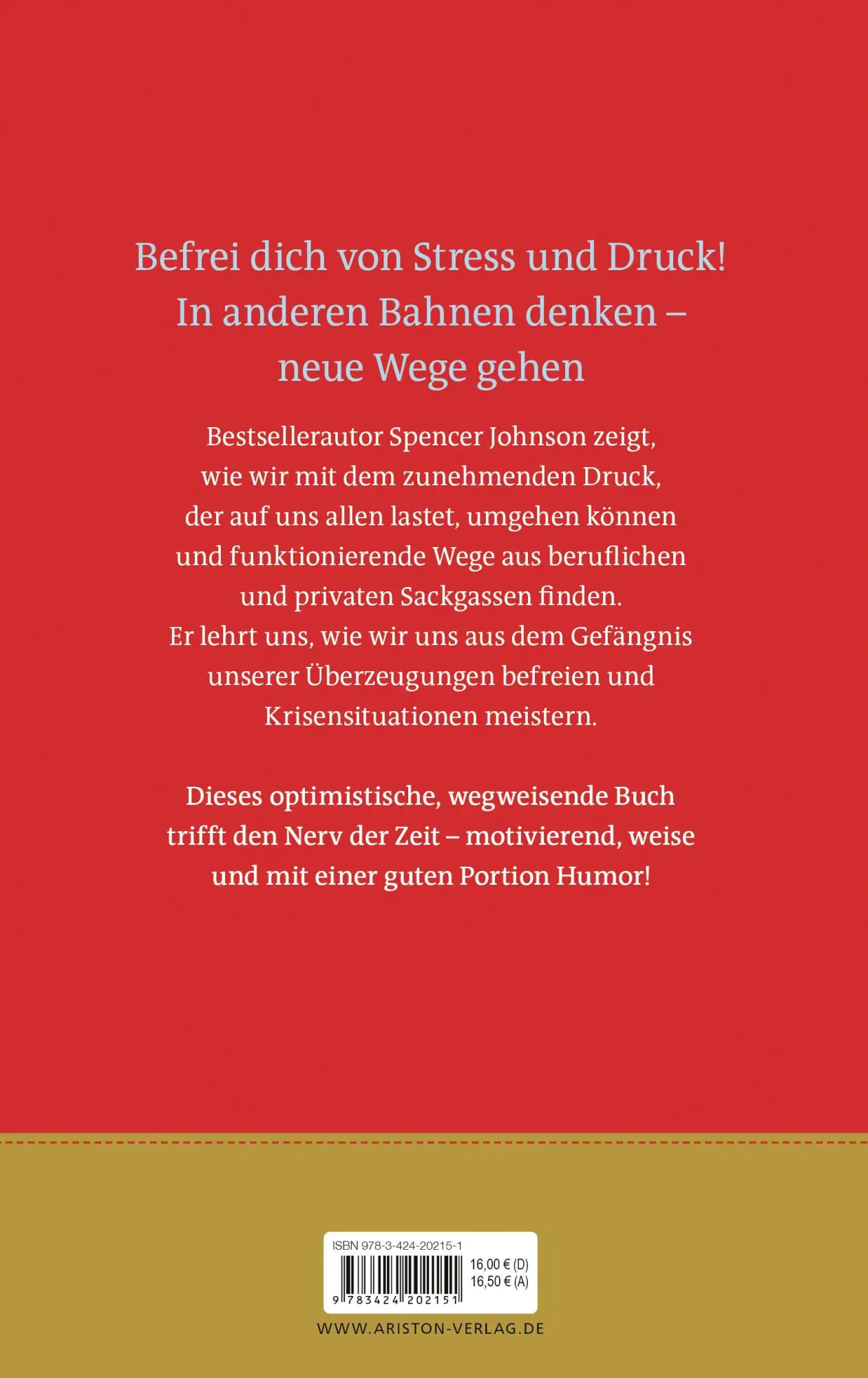 Bild: 9783424202151 | Raus aus der Falle mit der neuen Mäusestrategie | Spencer Johnson