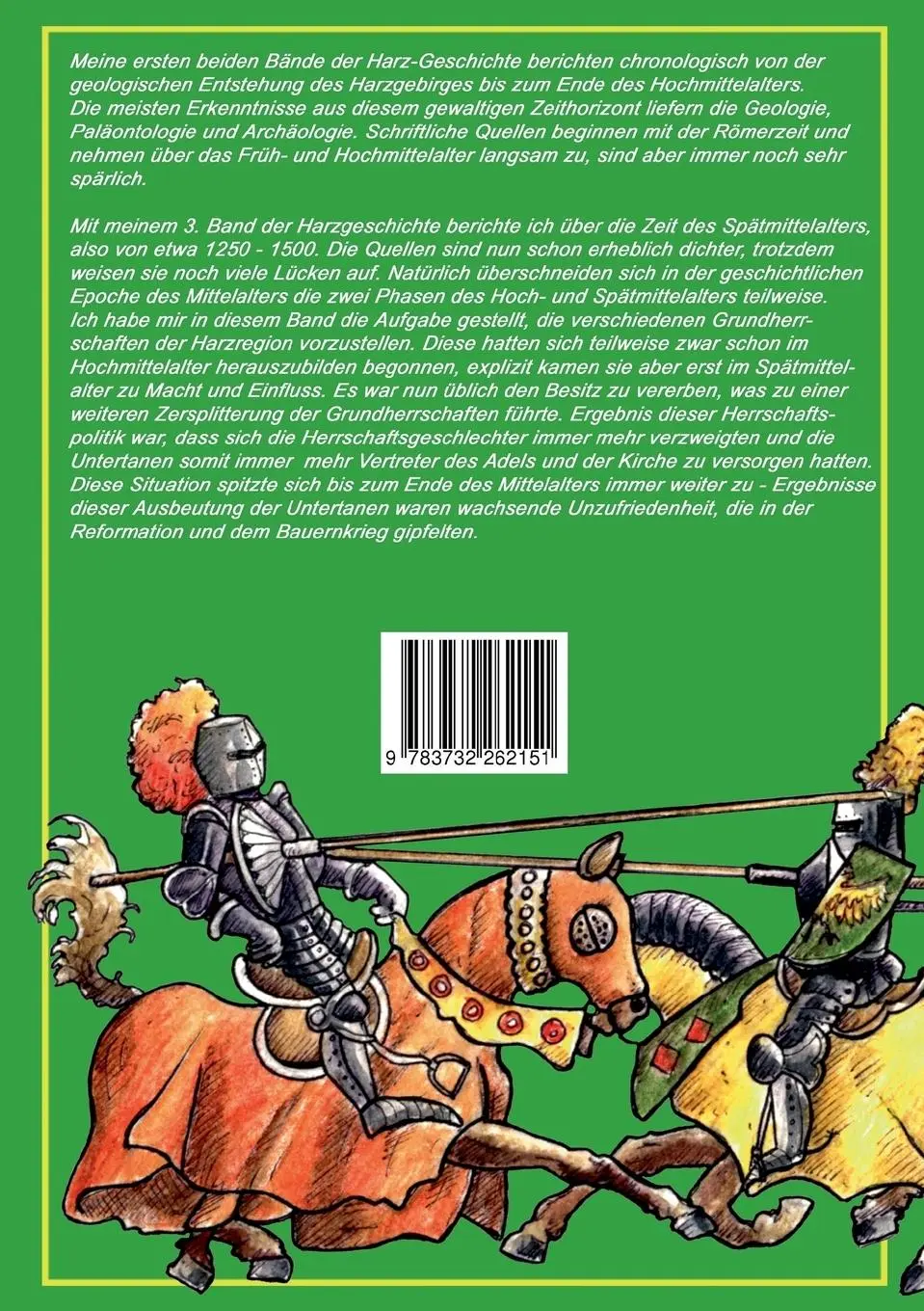 Rückseite: 9783732262151 | Die Harz - Geschichte 3 | Das Spätmittelalter | Bernd Sternal | Buch