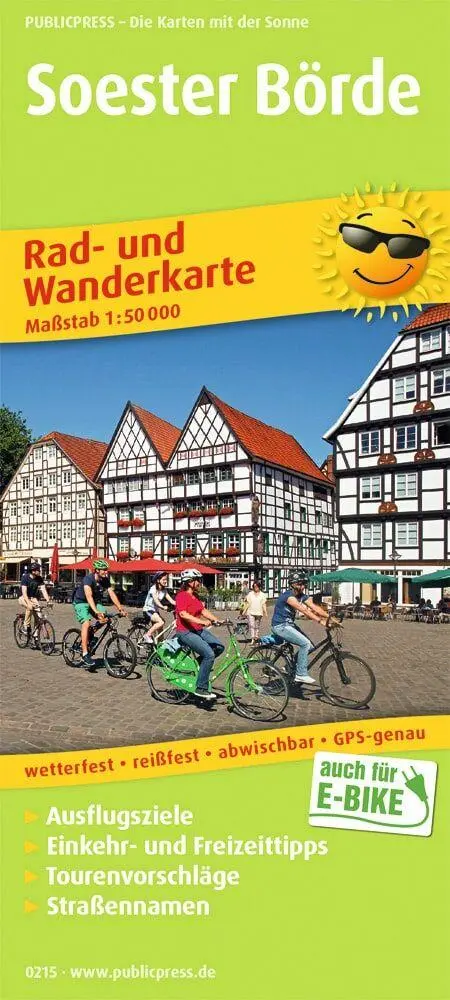 Cover: 9783899202151 | Soester Börde 1:50 000 | (Land-)Karte | Rad- und Wanderkarte | Deutsch