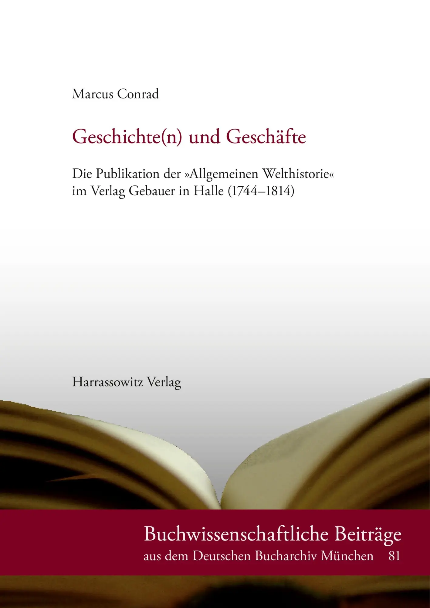Cover: 9783447062251 | Geschichte(n) und Geschäfte | Marcus Conrad | Taschenbuch | Englisch