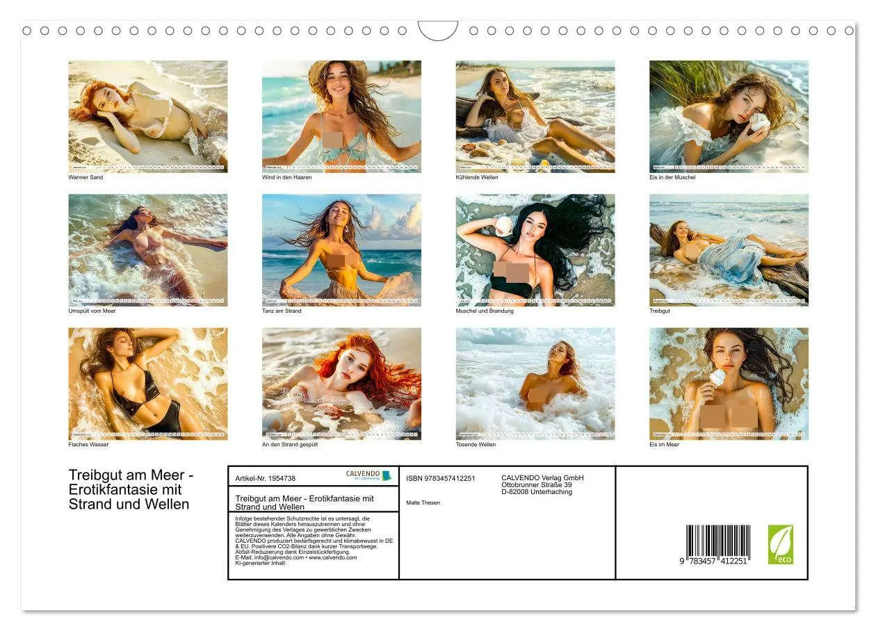 Bild: 9783457412251 | Treibgut am Meer - Erotikfantasie mit Strand und Wellen...