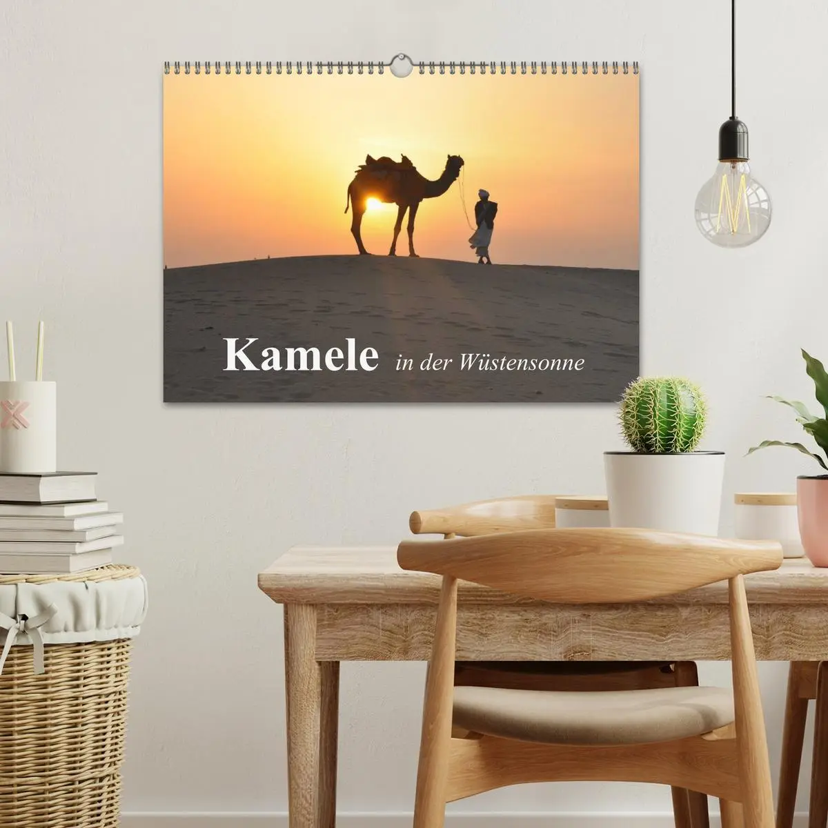 Bild: 9783516052251 | Kamele in der Wüstensonne (Wandkalender 2026 DIN A3 quer), CALVENDO...