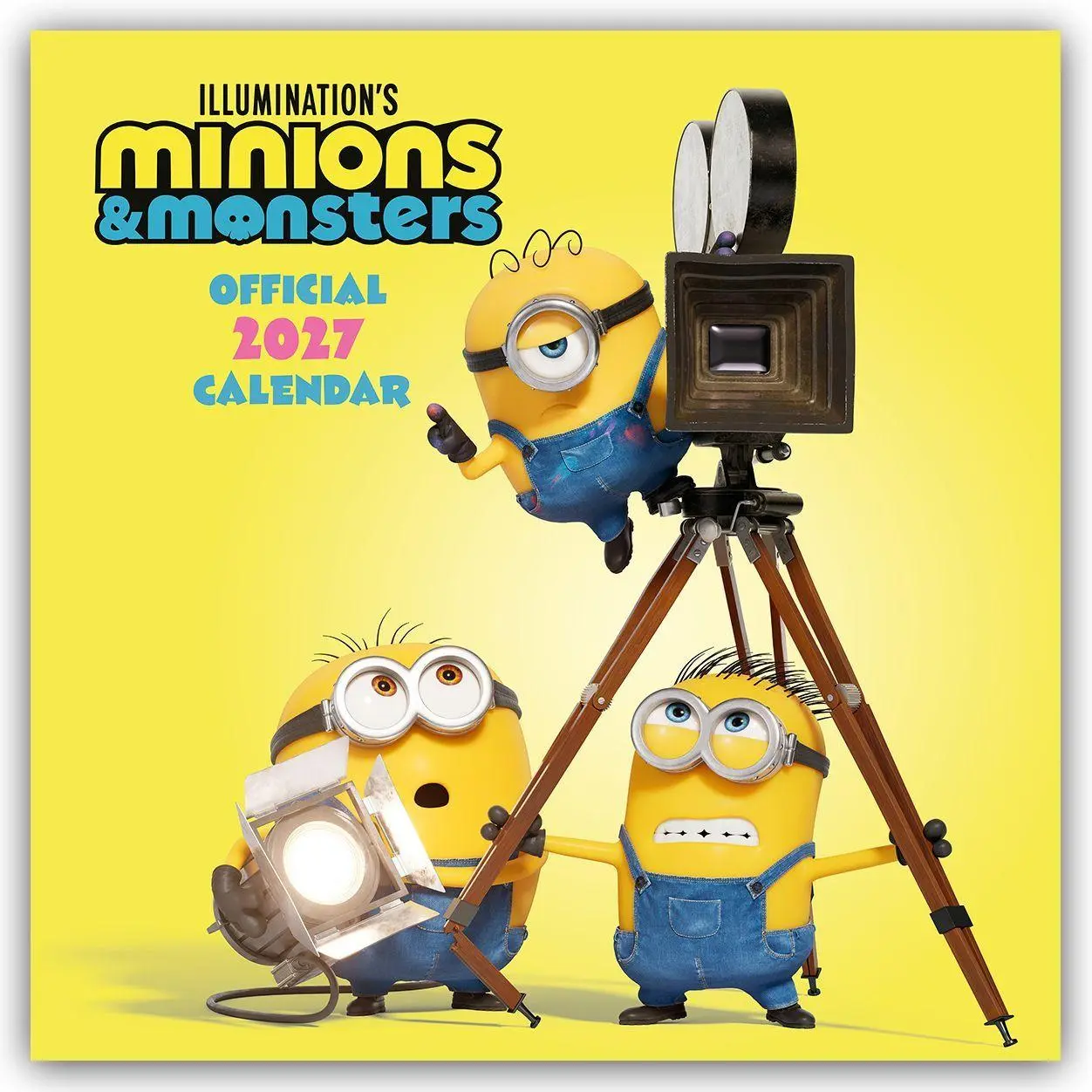 Cover: 9783803532251 | Minions 3 - Minions &amp; Monsters 2027 | Kalender | Wall-Kalender | 28 S.