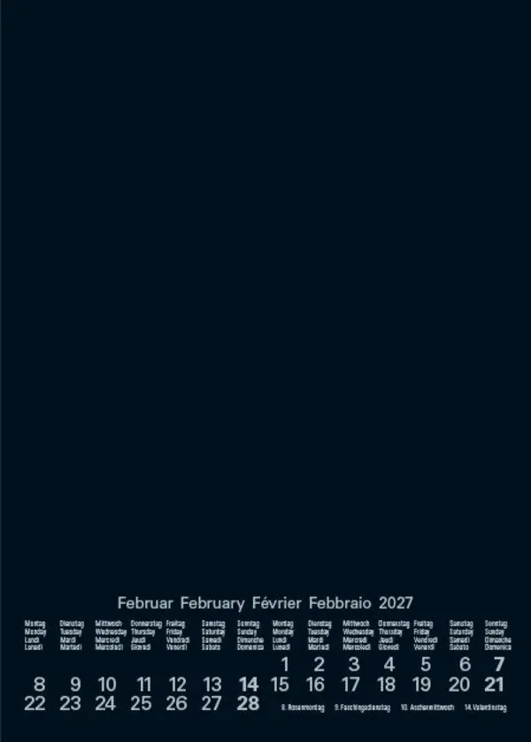 Bild: 9783819302251 | Foto-Malen-Basteln Bastelkalender A5 schwarz 2027 | Verlag Korsch