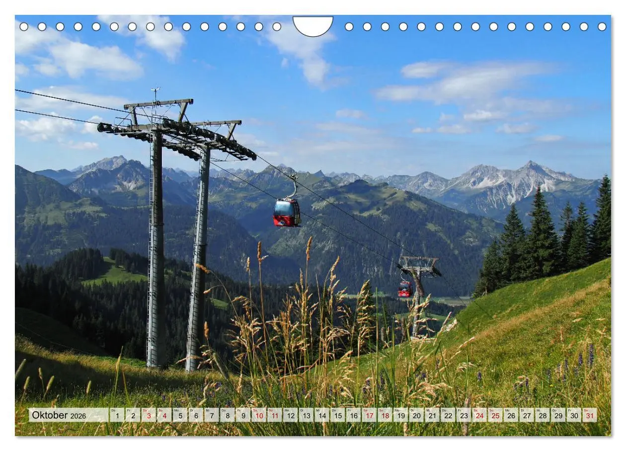 Bild: 9783457332351 | Bergbahnen in den Alpen (Wandkalender 2026 DIN A4 quer), CALVENDO...