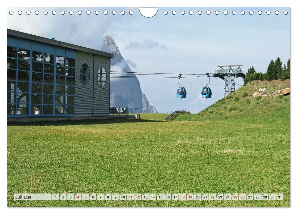 Bild: 9783457332351 | Bergbahnen in den Alpen (Wandkalender 2026 DIN A4 quer), CALVENDO...