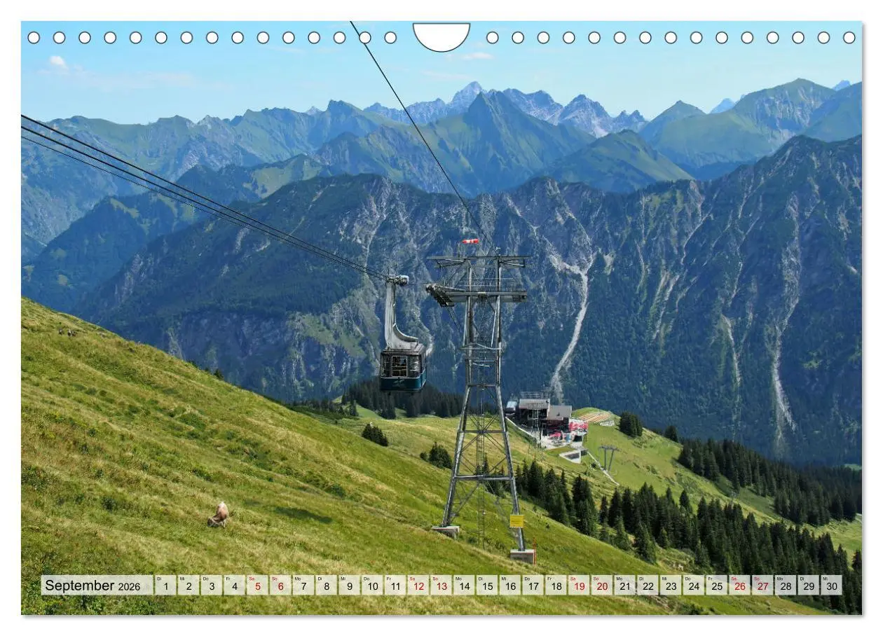 Bild: 9783457332351 | Bergbahnen in den Alpen (Wandkalender 2026 DIN A4 quer), CALVENDO...