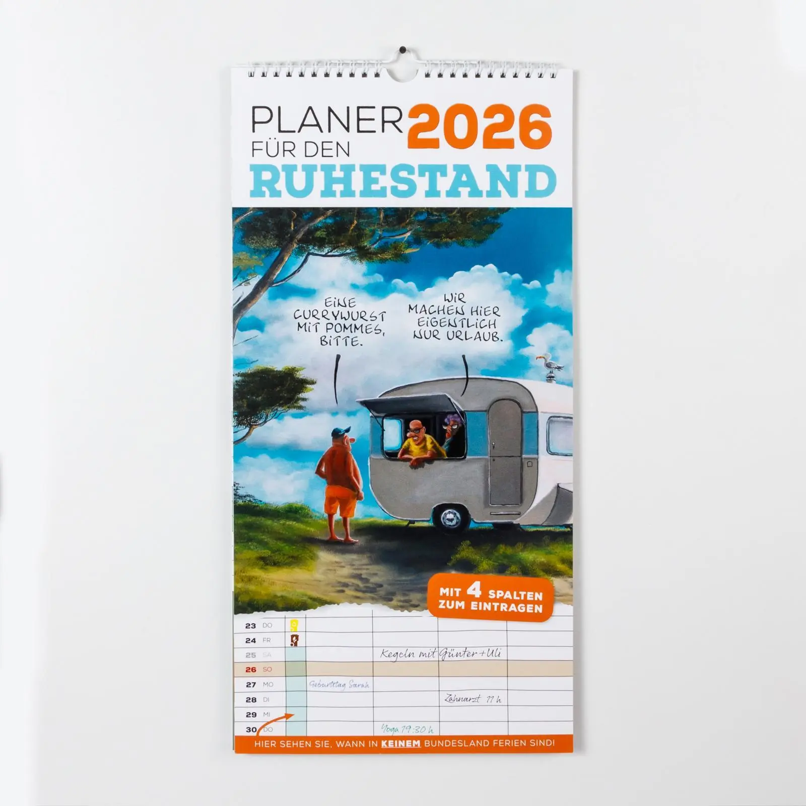 Bild: 9783830322351 | Planer für den Ruhestand 2026: 4 Spalten für jeden Monat | Kalender