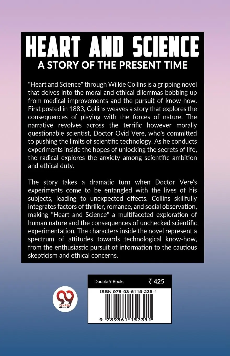 Rückseite: 9789361152351 | Heart And Science A Story Of The Present Time | Wilkie Collins | Buch