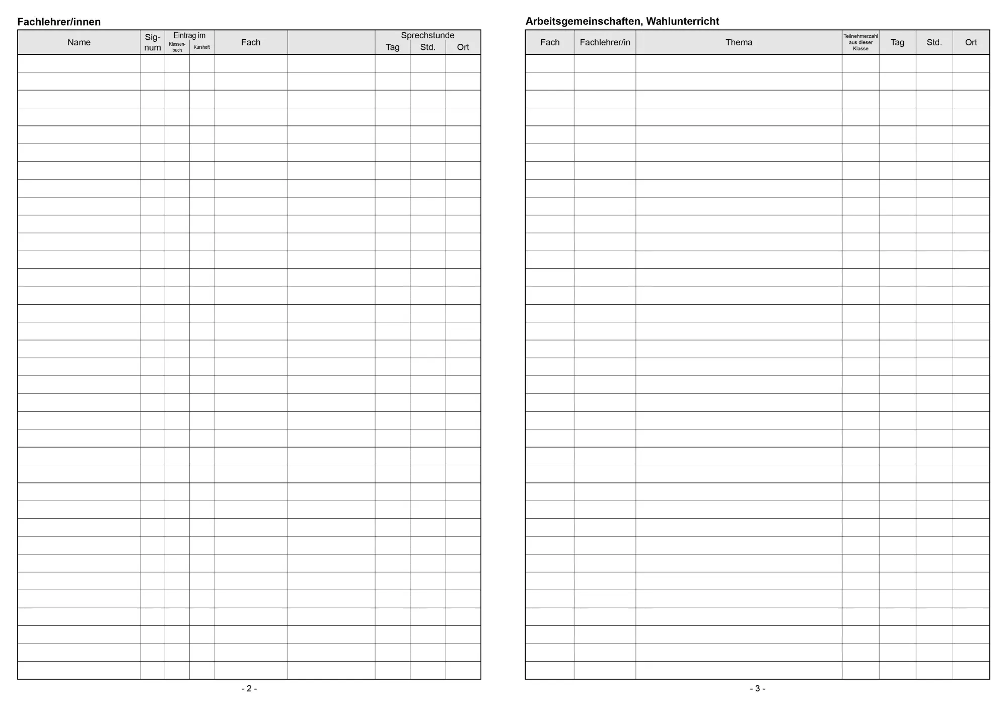 Bild: 4260094452451 | Klassenbuch "Standard", Umschlagfarbe: türkis | für alle Schulformen