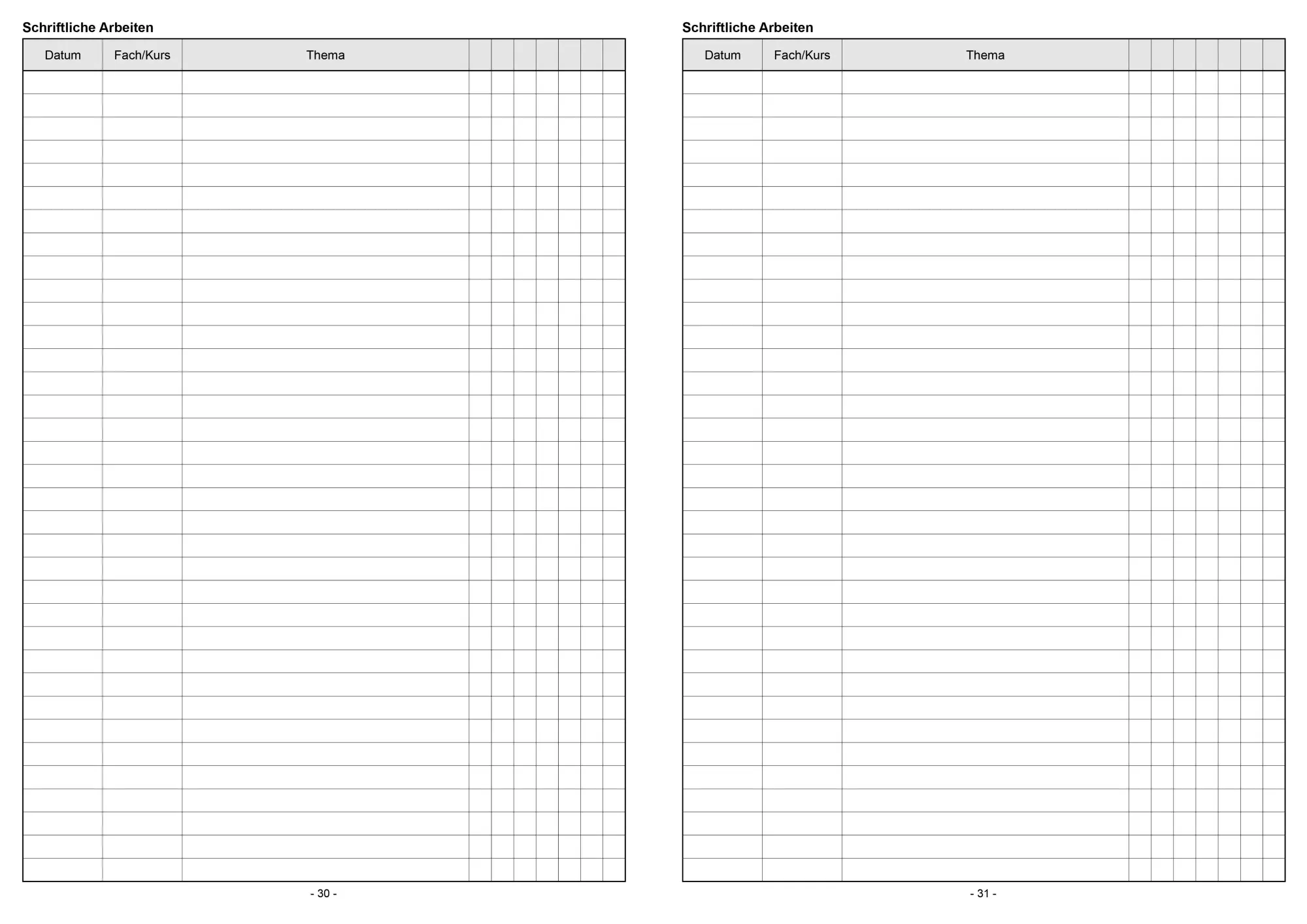 Bild: 4260094452451 | Klassenbuch "Standard", Umschlagfarbe: türkis | für alle Schulformen