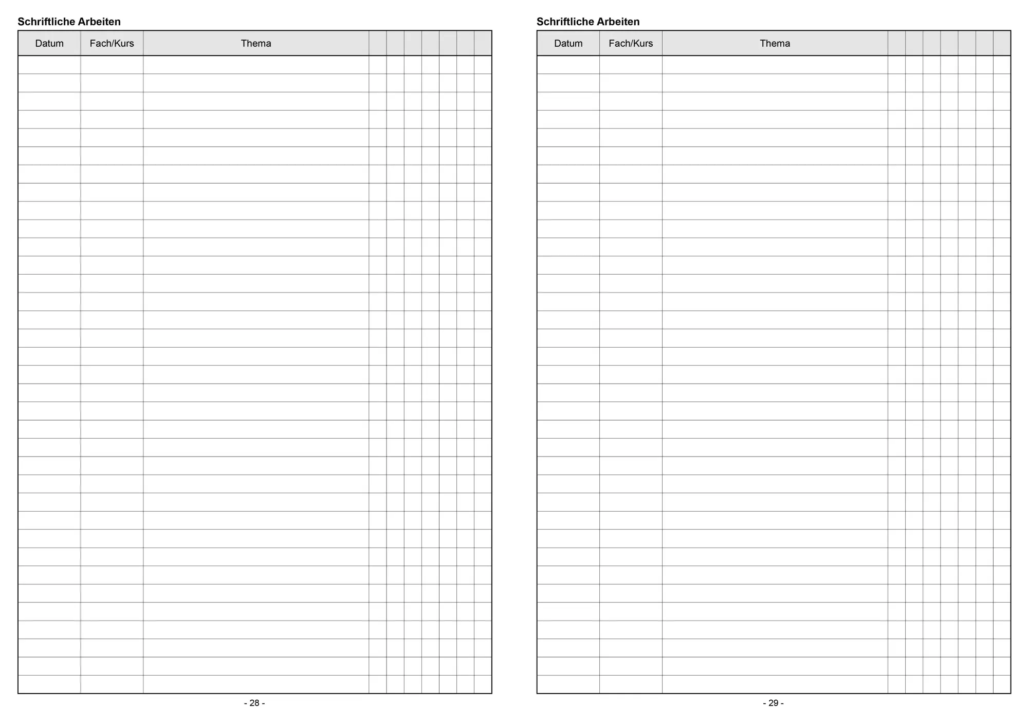 Bild: 4260094452451 | Klassenbuch "Standard", Umschlagfarbe: türkis | für alle Schulformen