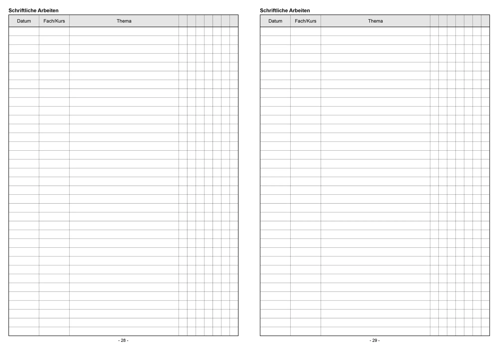 Bild: 4260094452451 | Klassenbuch "Standard", Umschlagfarbe: türkis | für alle Schulformen