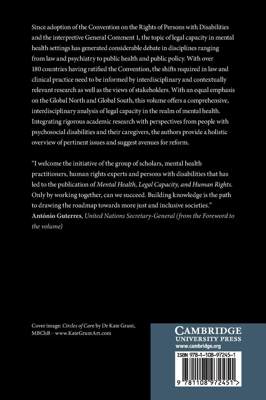 Rückseite: 9781108972451 | Mental Health, Legal Capacity, and Human Rights | Stein (u. a.) | Buch