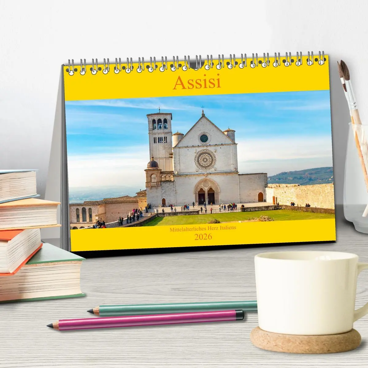 Bild: 9783457702451 | Assisi - Mittelalterliches Herz Italiens (Tischkalender 2026 DIN A5...