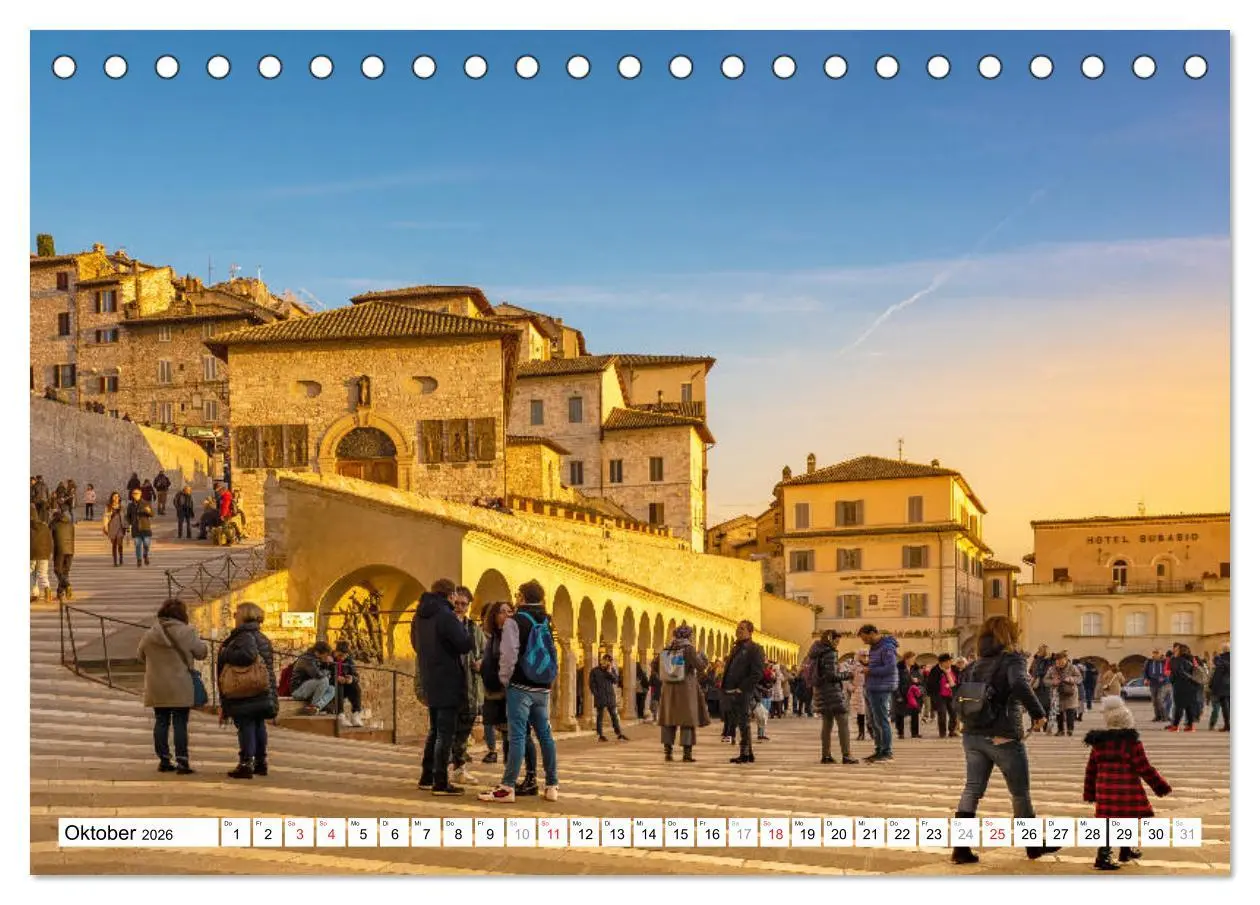 Bild: 9783457702451 | Assisi - Mittelalterliches Herz Italiens (Tischkalender 2026 DIN A5...