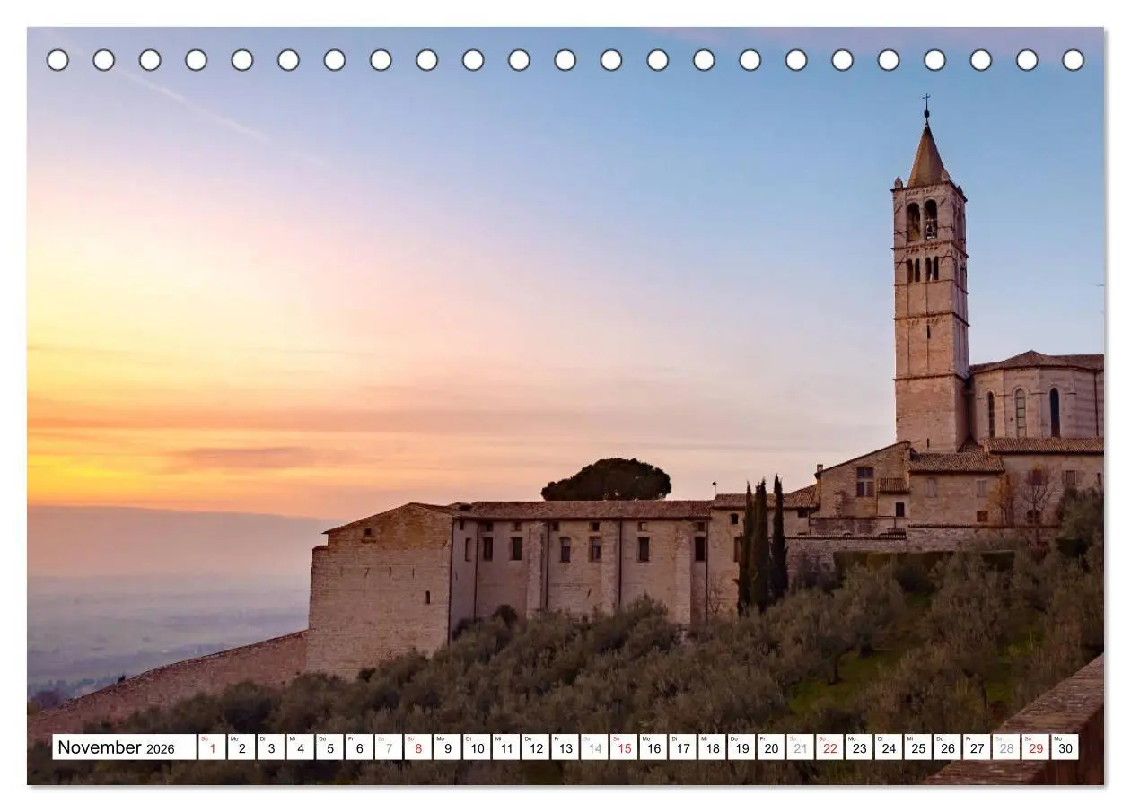 Bild: 9783457702451 | Assisi - Mittelalterliches Herz Italiens (Tischkalender 2026 DIN A5...