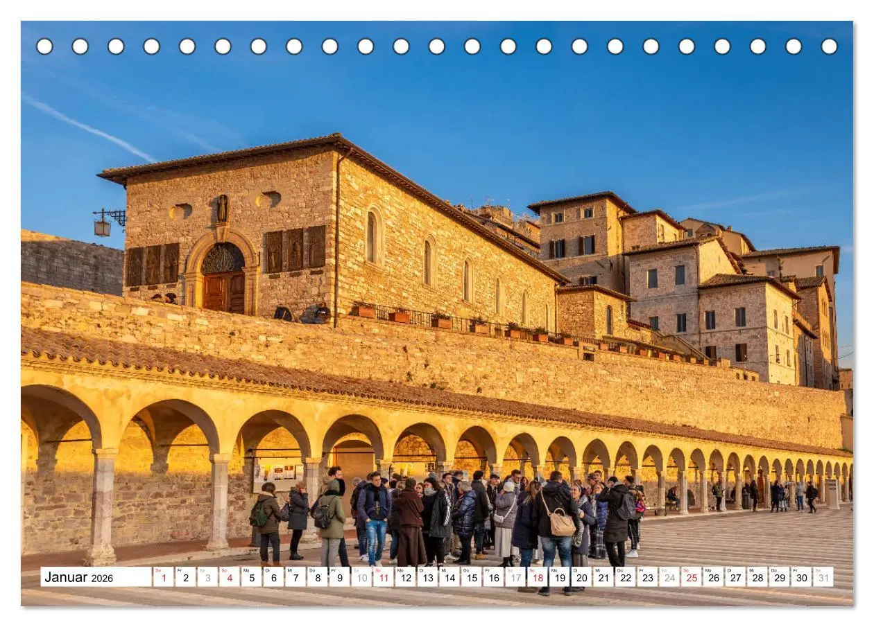 Bild: 9783457702451 | Assisi - Mittelalterliches Herz Italiens (Tischkalender 2026 DIN A5...