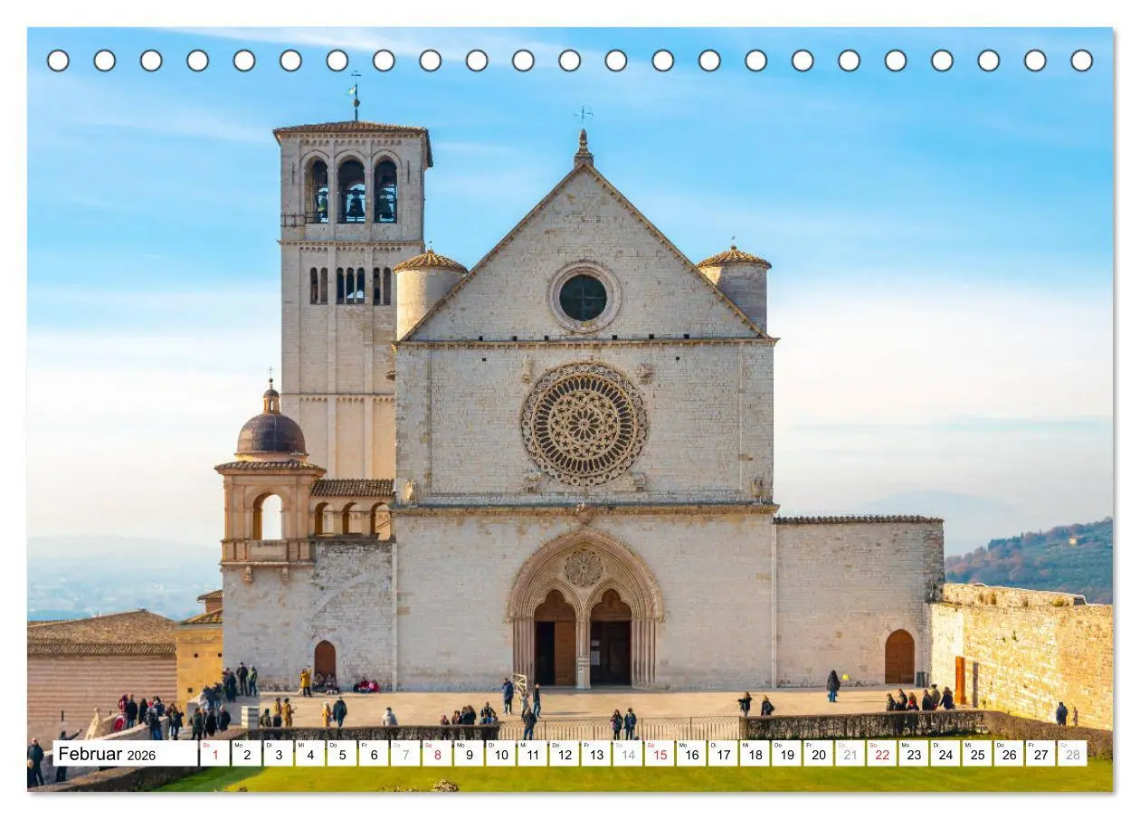 Bild: 9783457702451 | Assisi - Mittelalterliches Herz Italiens (Tischkalender 2026 DIN A5...