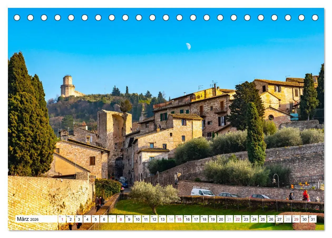 Bild: 9783457702451 | Assisi - Mittelalterliches Herz Italiens (Tischkalender 2026 DIN A5...