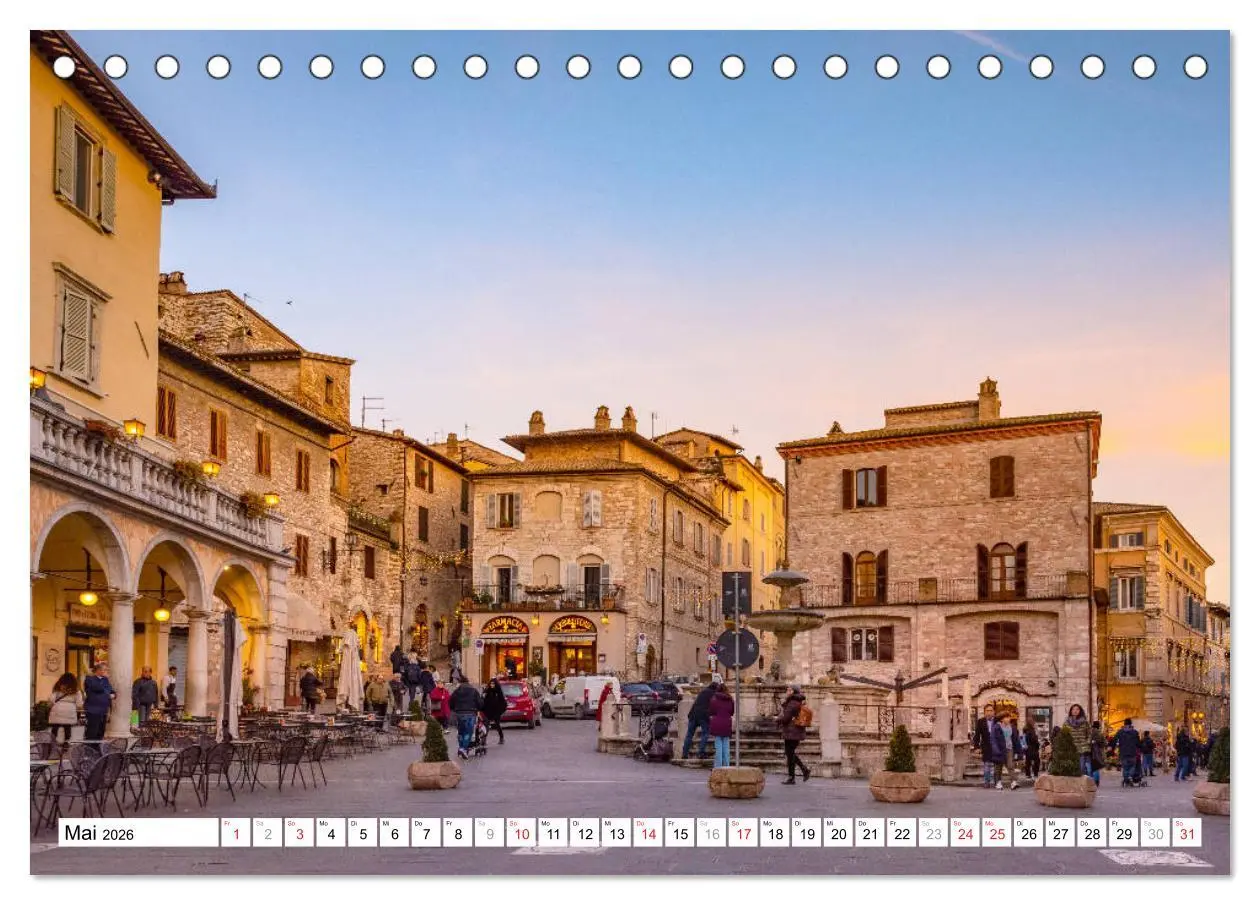 Bild: 9783457702451 | Assisi - Mittelalterliches Herz Italiens (Tischkalender 2026 DIN A5...