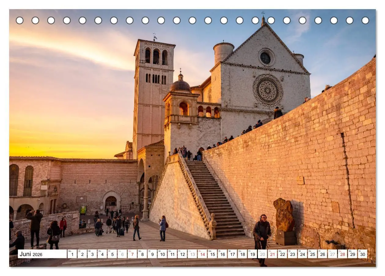 Bild: 9783457702451 | Assisi - Mittelalterliches Herz Italiens (Tischkalender 2026 DIN A5...