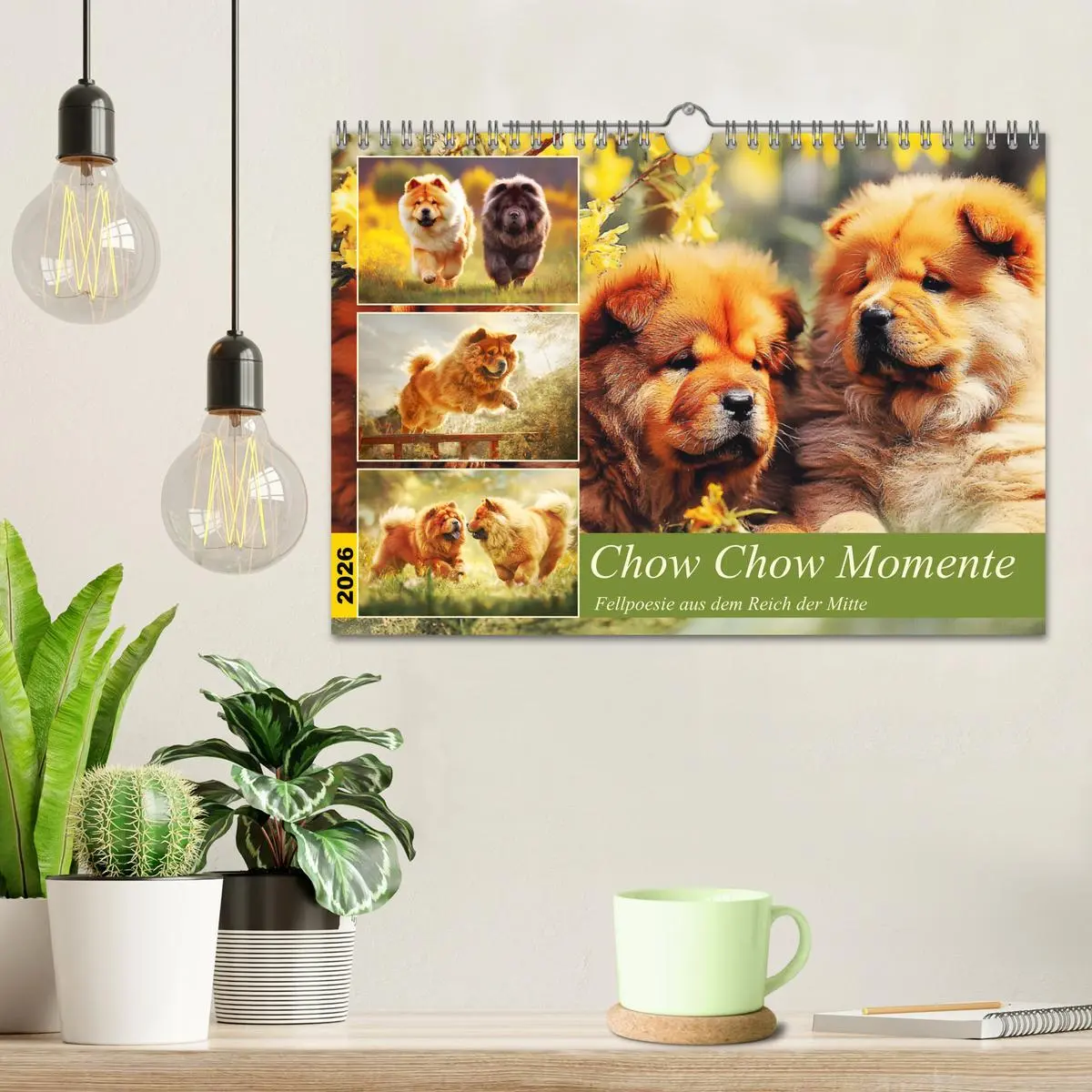 Bild: 9783457942451 | Chow Chow Momente. Fellpoesie aus dem Reich der Mitte (Wandkalender...