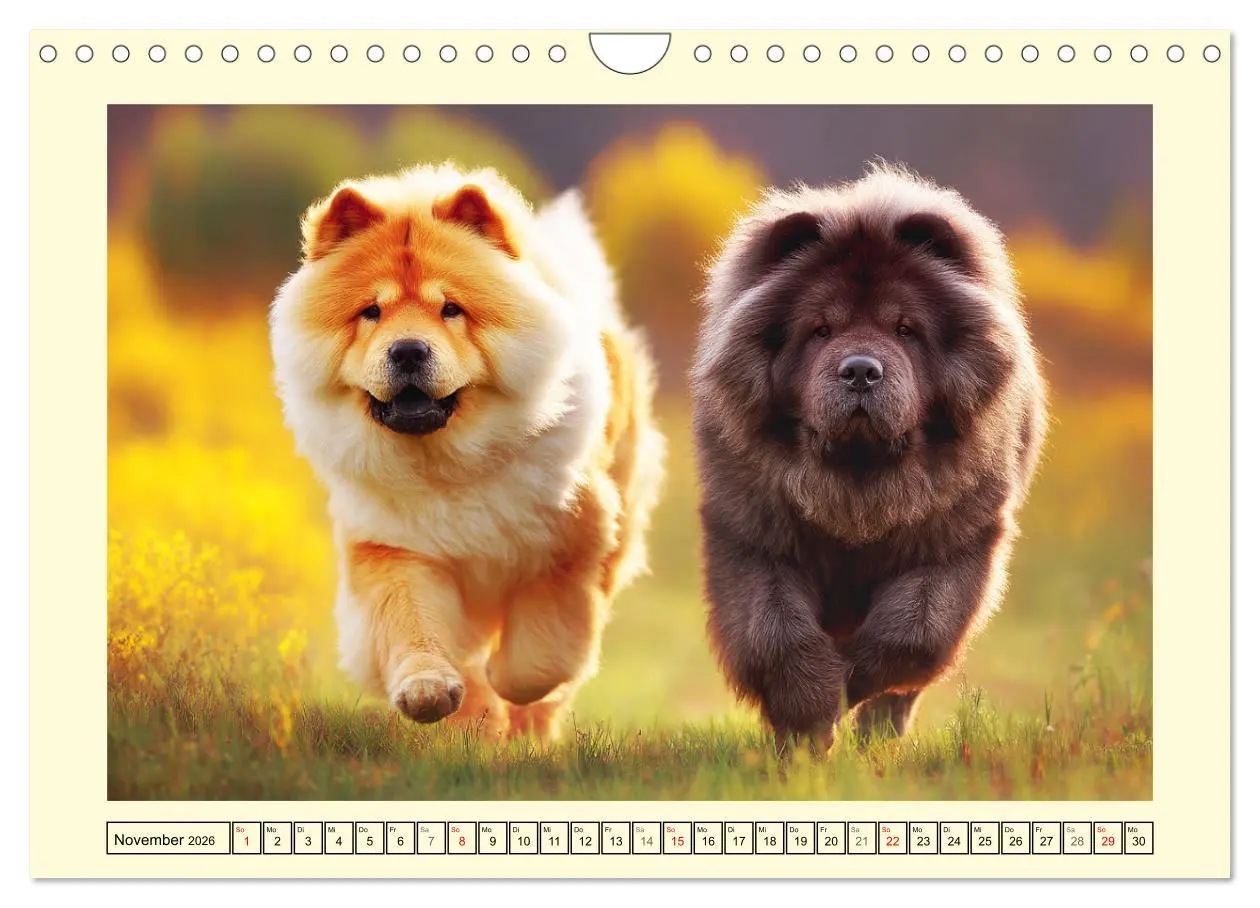 Bild: 9783457942451 | Chow Chow Momente. Fellpoesie aus dem Reich der Mitte (Wandkalender...