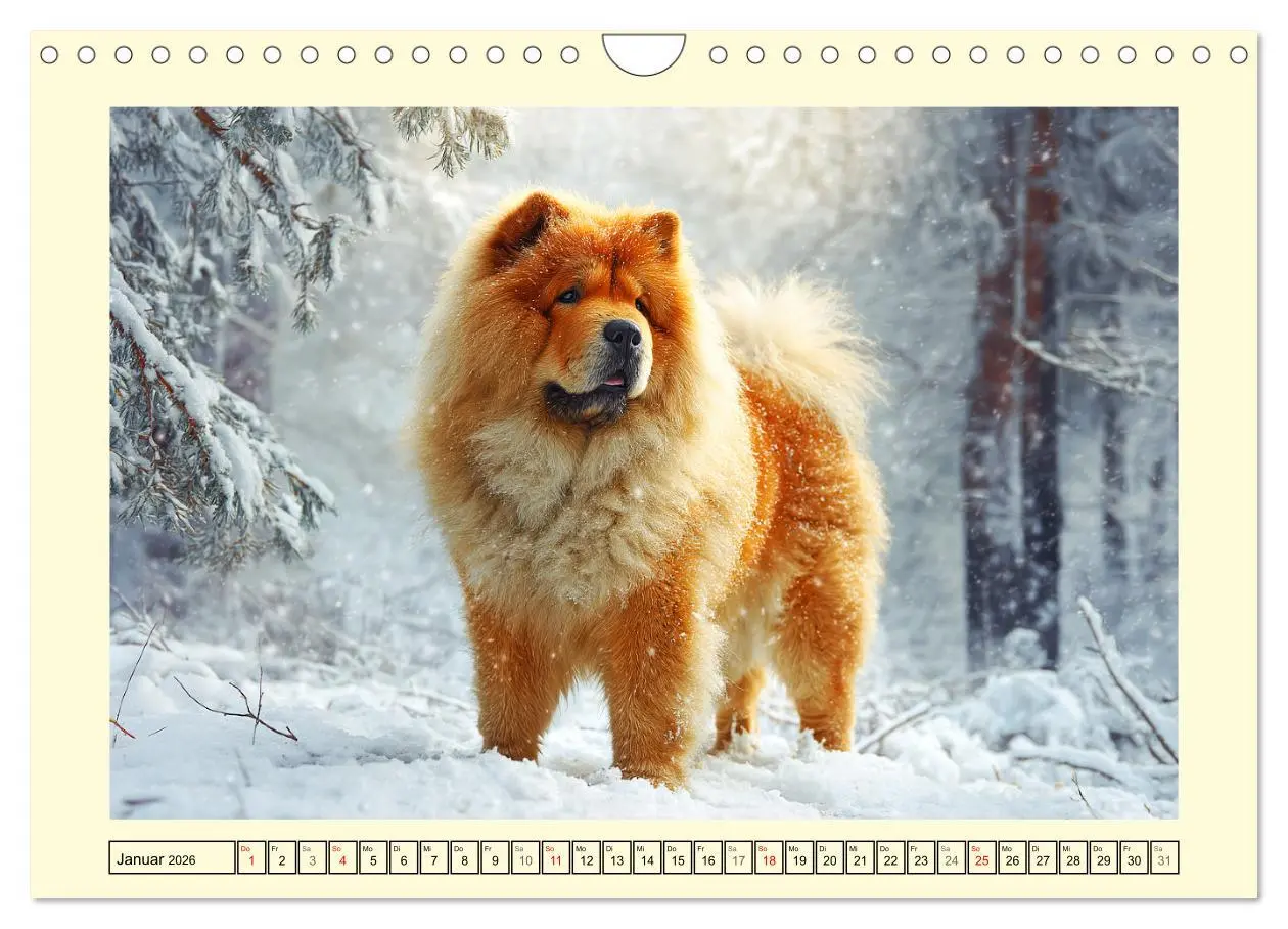 Bild: 9783457942451 | Chow Chow Momente. Fellpoesie aus dem Reich der Mitte (Wandkalender...
