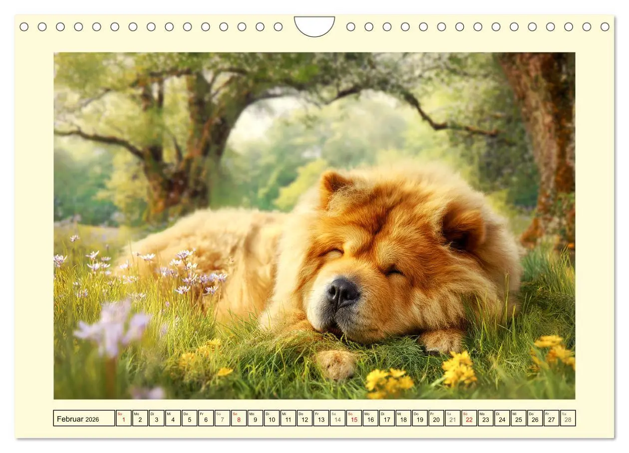 Bild: 9783457942451 | Chow Chow Momente. Fellpoesie aus dem Reich der Mitte (Wandkalender...