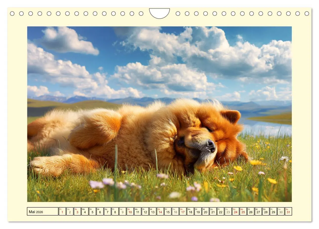 Bild: 9783457942451 | Chow Chow Momente. Fellpoesie aus dem Reich der Mitte (Wandkalender...