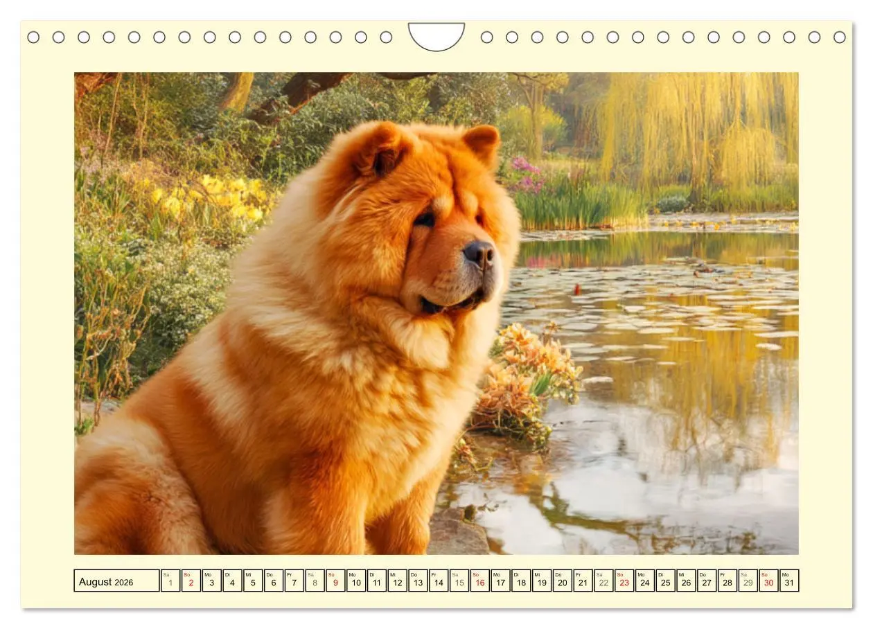 Bild: 9783457942451 | Chow Chow Momente. Fellpoesie aus dem Reich der Mitte (Wandkalender...