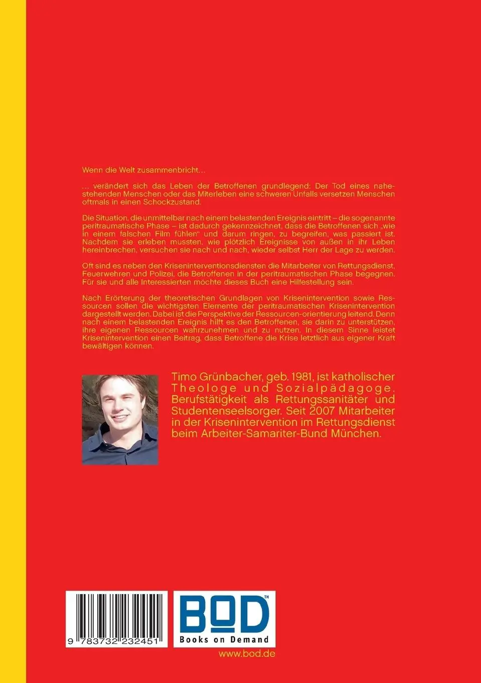 Rückseite: 9783732232451 | Wenn die Welt zusammenbricht... | Timo Grünbacher | Taschenbuch | 2013