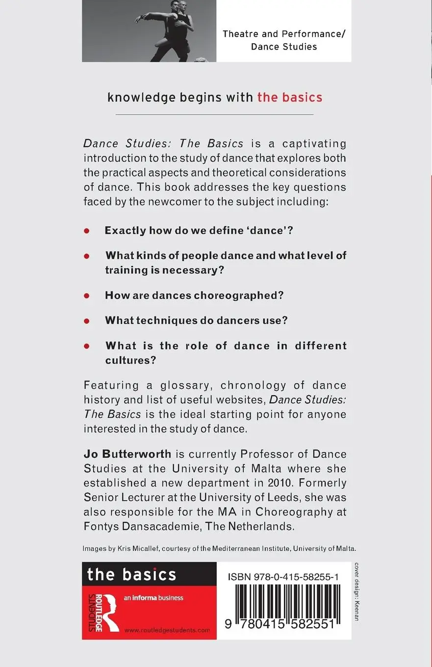 Rückseite: 9780415582551 | Dance Studies | The Basics | Jo Butterworth | Taschenbuch | Englisch
