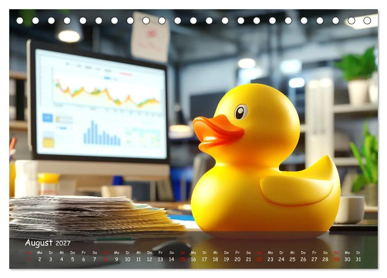 Bild: 9783569042551 | Badeenten Kalender - Quietscheenten in der Berufswelt...