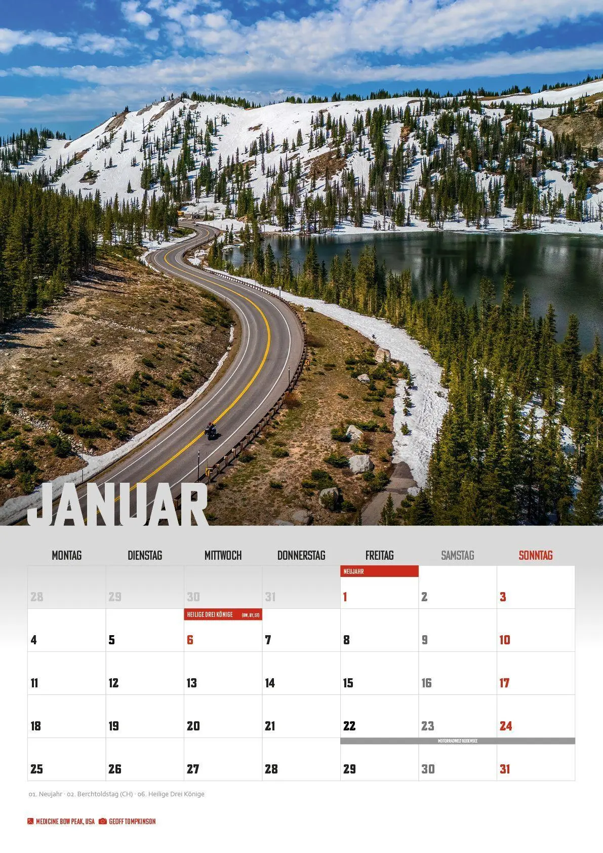 Autor: 9783942722551 | Motorrad &amp; Reisen Foto-Wandkalender 2027 DIN A2 | Verlag | Taschenbuch