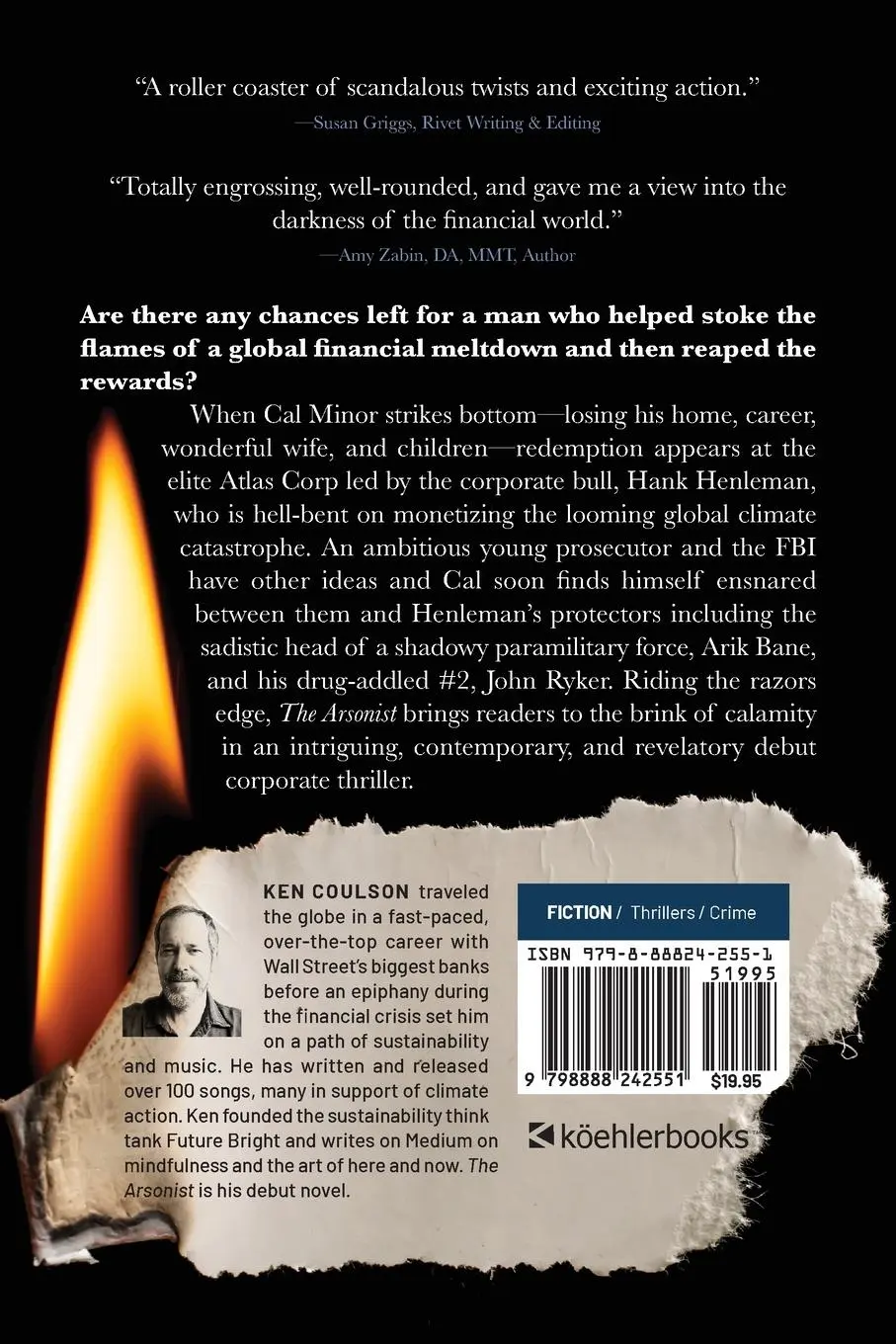 Rückseite: 9798888242551 | The Arsonist | Ken Coulson | Taschenbuch | Englisch | 2024