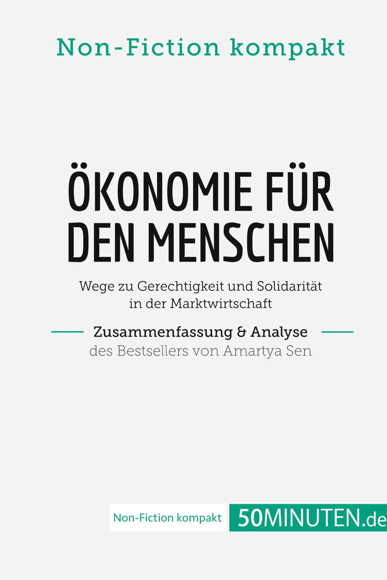 Cover: 9782808022651 | Ökonomie für den Menschen. Zusammenfassung &amp; Analyse des...