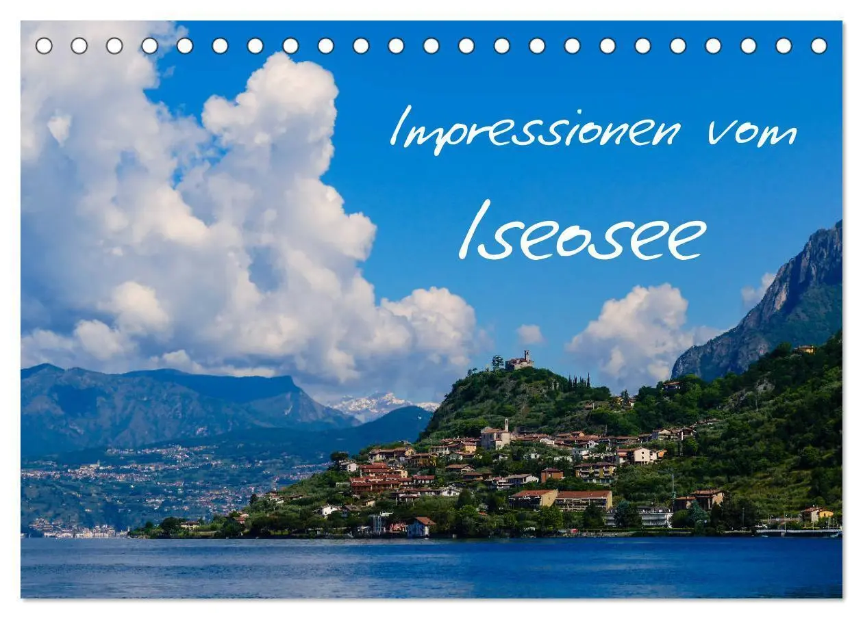 Cover: 9783435452651 | Impressionen vom Iseosee (Tischkalender 2025 DIN A5 quer), CALVENDO...