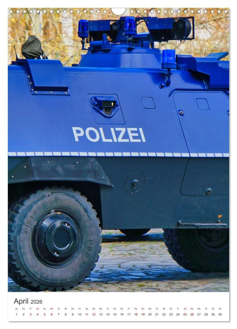 Bild: 9783516322651 | Tag der Polizei (Wandkalender 2026 DIN A3 hoch), CALVENDO...