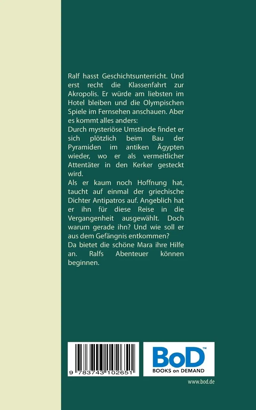 Rückseite: 9783743102651 | Das Erbe des Antipatros | Jörg Olbrich | Taschenbuch | 404 S. | 2016
