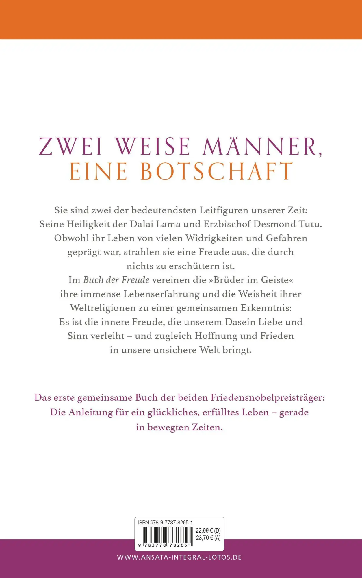Bild: 9783778782651 | Das Buch der Freude | Dalai Lama (u. a.) | Buch | 380 S. | Deutsch