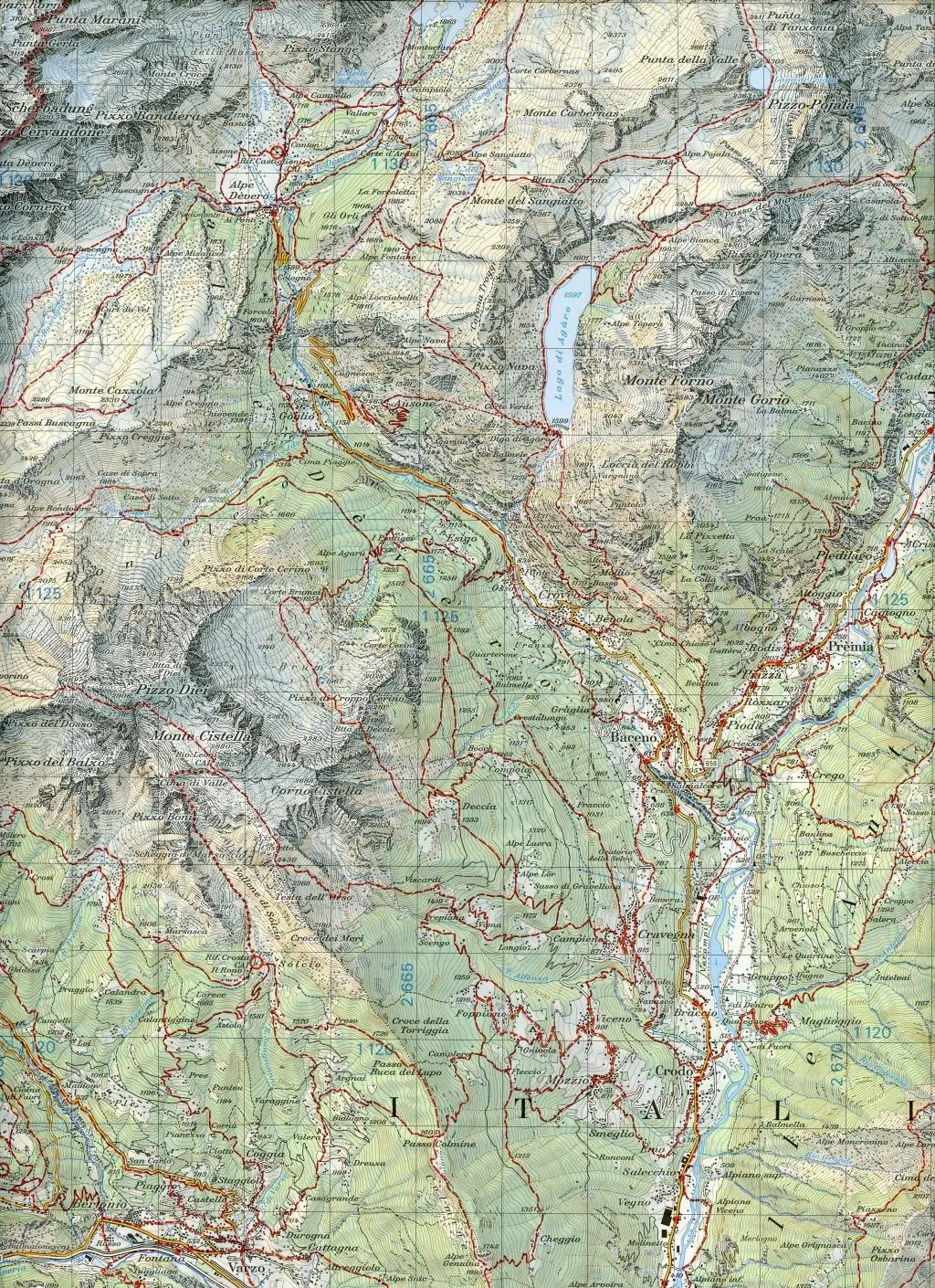Bild: 9783302302751 | Swisstopo 1 : 50 000 Valle Antigorio | (Land-)Karte | Deutsch | 2026