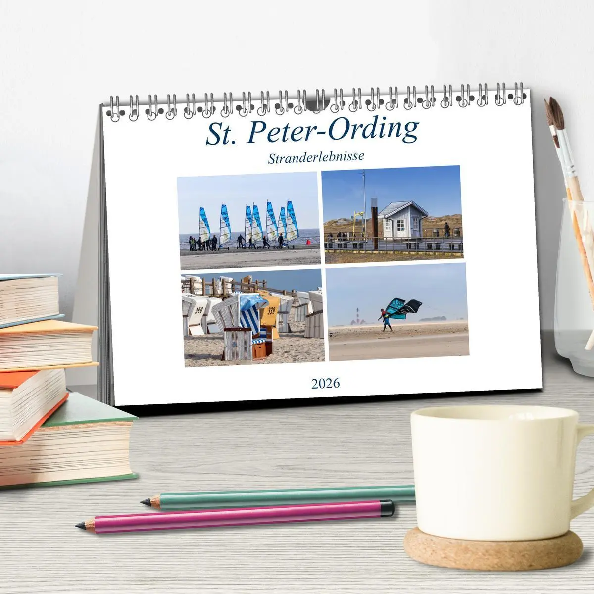 Bild: 9783457842751 | St. Peter-Ording Stranderlebnisse (Tischkalender 2026 DIN A5 quer),...