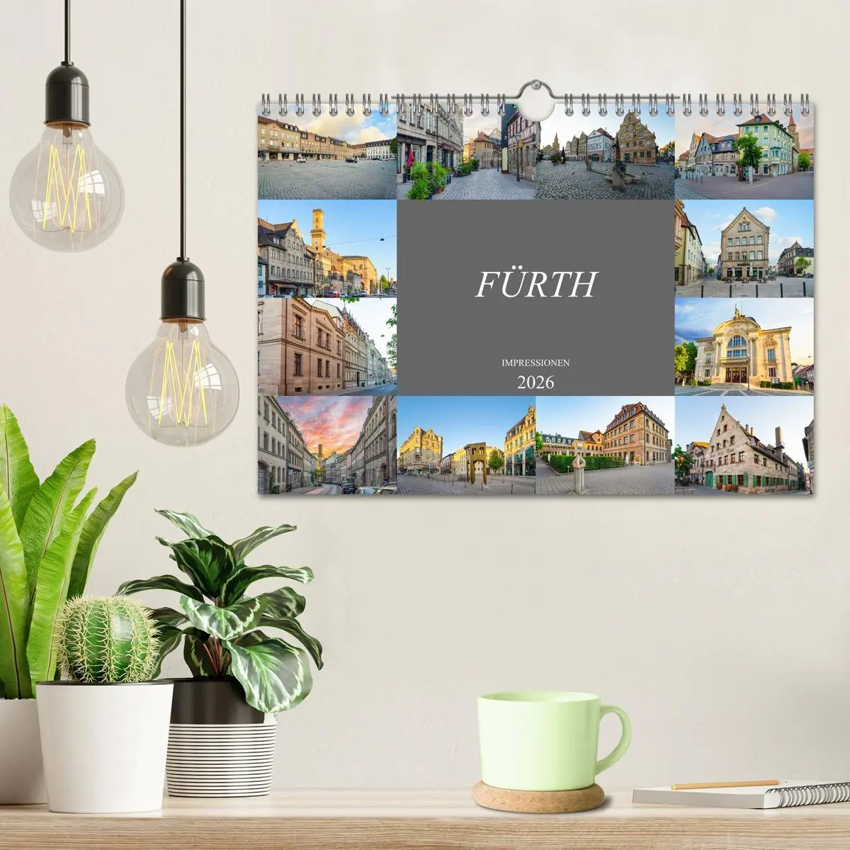 Bild: 9783457912751 | Fürth Impressionen (Wandkalender 2026 DIN A4 quer), CALVENDO...