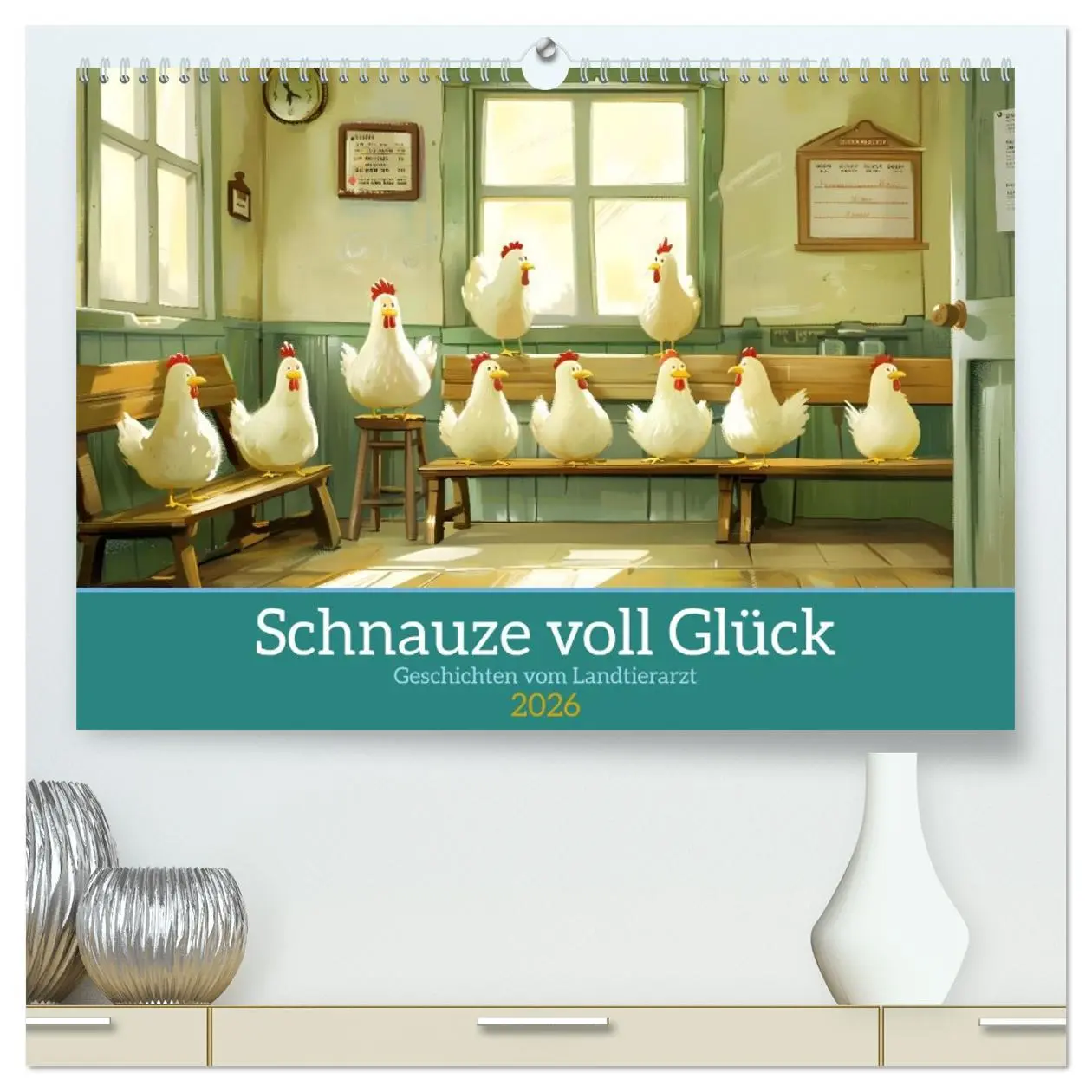 Cover: 9783516622751 | Schnauze voll Glück (hochwertiger Premium Wandkalender 2026 DIN A2...
