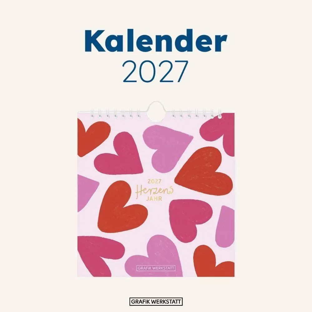 Bild: 9783986362751 | Postkartenkalender 2027 Herzensjahr | Postkartenkalender | Original