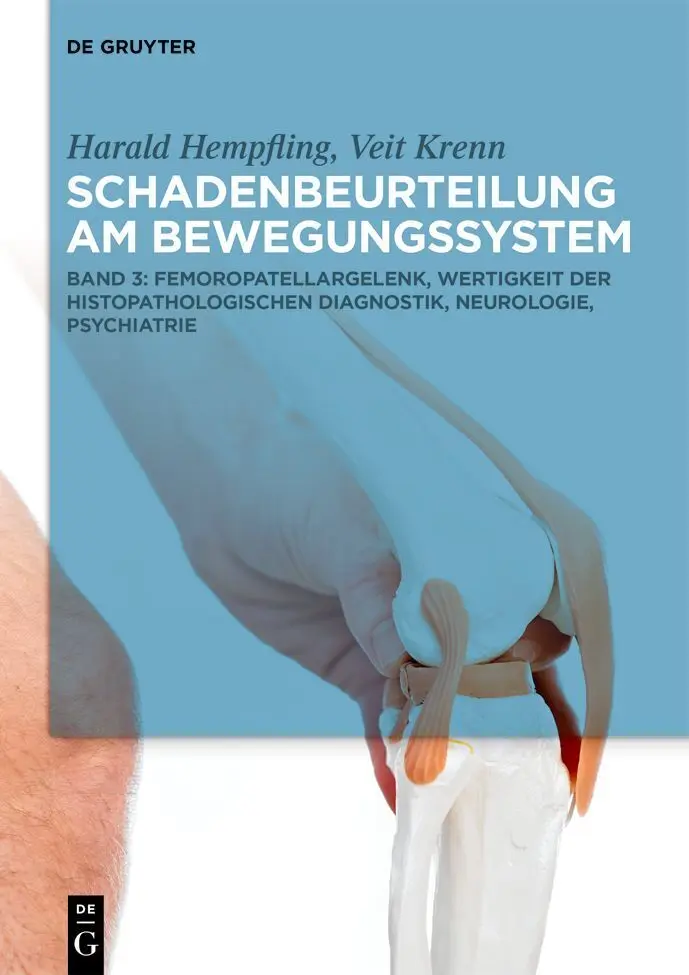 Cover: 9783110542851 | Femoropatellargelenk, Wertigkeit der histopathologischen...